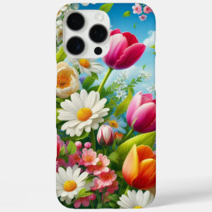 Coques iPhone 16 Pro Max OEuvre florale/printanière