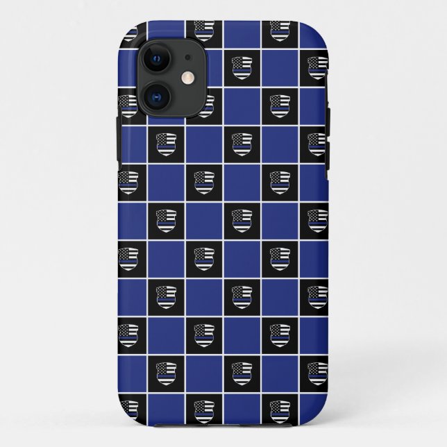 Coques Case-Mate iPhone Officier de police Chic Mince Motif d'insigne de l (Dos)