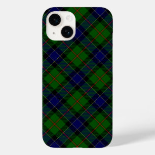 Coque Pour iPhone 14 Ogilvie tartan bleu vert plaid