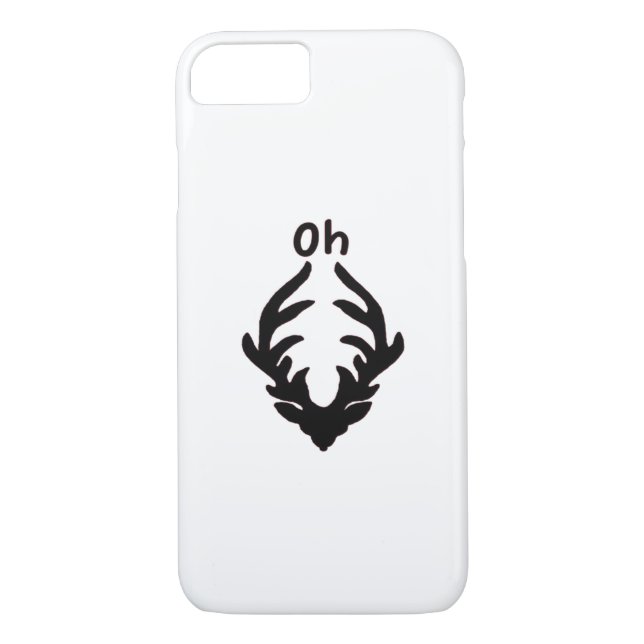 Coques Case-Mate iPhone Oh Deer Artistic Clean Style  (Dos)