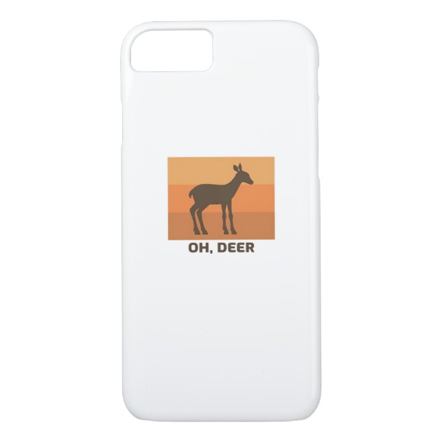 Coques Case-Mate iPhone Oh Deer Classic Simple Design  (Dos)