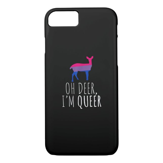 Coques Case-Mate iPhone Oh Deer Queer Bisexual Pride Gay Lesbian Design  (Dos)