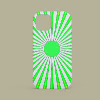 Oh Joyeux Jour Monogramme Green Sunburst