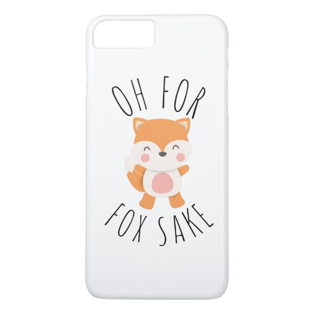 Coques Case-Mate iPhone Oh pour Fox Sake (Dos)