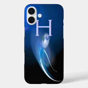 COQUES iPhone 16 PLUS OISEAU CLAIR EN MONOGRAM BLEU