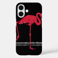 Oiseau de Flamant rose rose vintage en Allemagne a