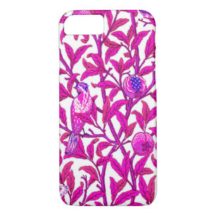 Case-Mate iPhone Case Oiseau et grenade Art Nouveau, Fuchsia & Violet