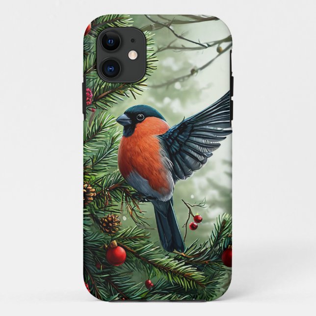 Coques Case-Mate iPhone Oiseau hivernal (Dos)