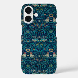 Coques iPhone 16 Oiseau par William Morris, Art textile de jardin v
