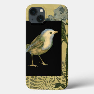 Case-Mate iPhone Case Oiseau sur l'arrière - plan noir et vintage