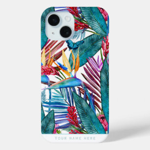 Coque Pour iPhone 15 Oiseau Tropical De Paradis
