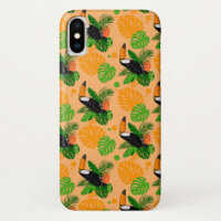 Oiseau tropical Toucan Motif sans couture