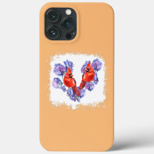Case-Mate iPhone Case Oiseaux cardinaux et orchidée aquarelle