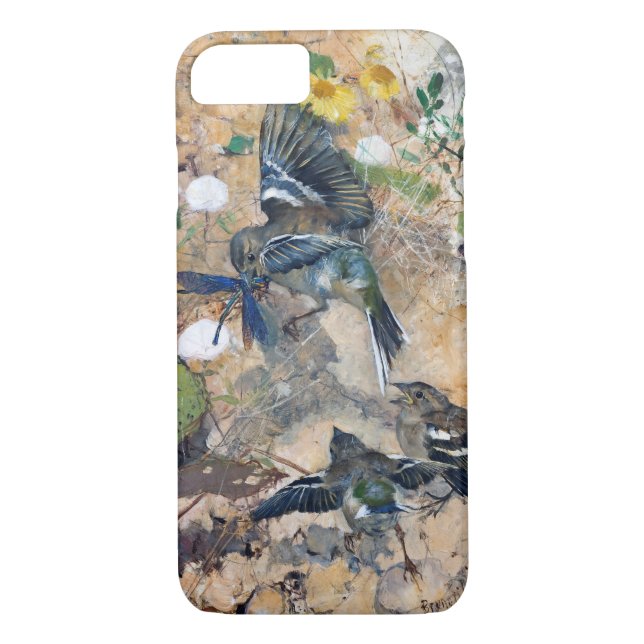 Coques Case-Mate iPhone Oiseaux et libellules, Bruno Liljefors (Dos)