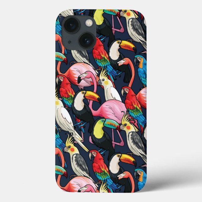 Coques Case-Mate iPhone Oiseaux exotiques (Verso)
