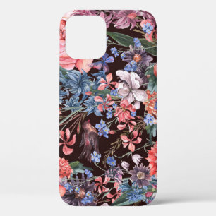 Case-Mate iPhone Case Oiseaux floraux vintages : Elégance aquarelle.