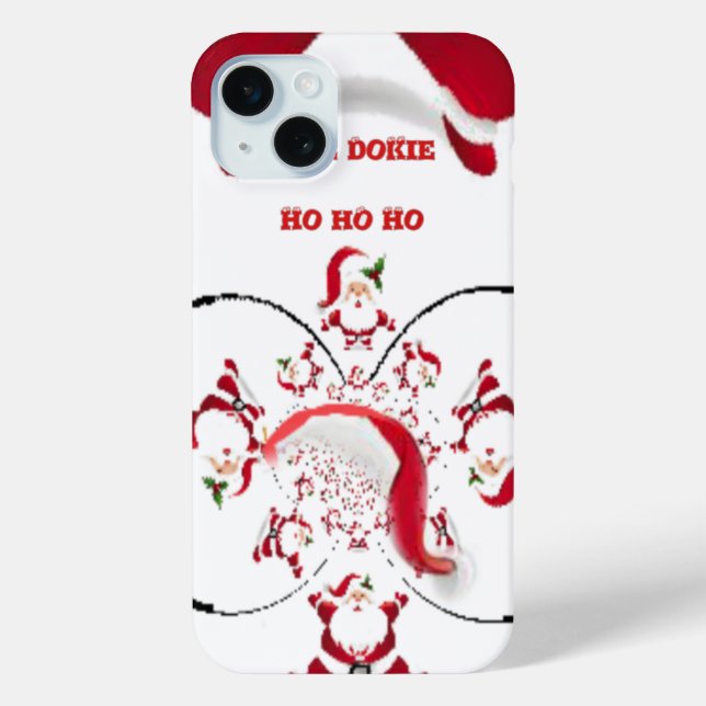 Coques Case-Mate iPhone Okie Dokie hohohoho Père Noël spécial Noël (Verso)