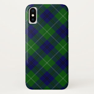Case-Mate iPhone Case Oliphant tartan bleu vert plaid