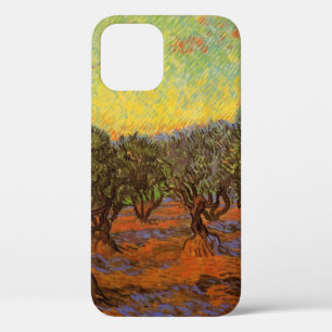 Coques Pour iPhone Olive Grove, Ciel orange par Vincent van Gogh