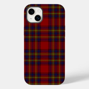 Coque Pour iPhone 14 Plus Oliver tartan rouge jaune bleu plaid
