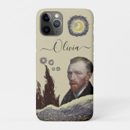 Case-Mate iPhone Case OLIVIA Artistic VanGogh pastel color brown elegant