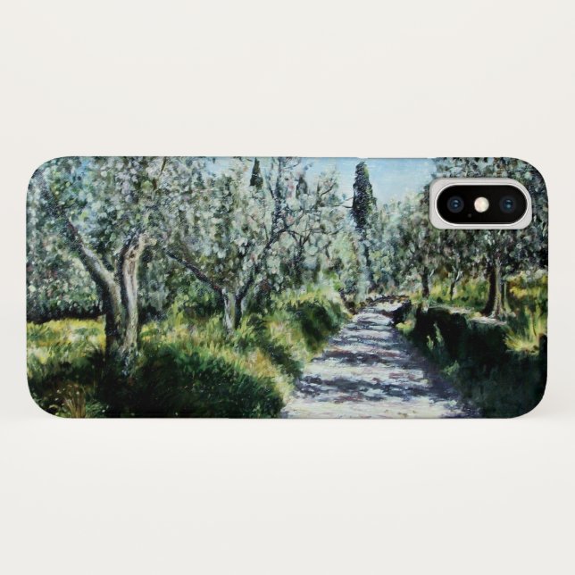 Coques Case-Mate iPhone OLIVIERS EN RIMAGGIO Paysage toscan (Dos (Horizontal))