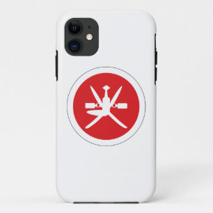 Case-Mate iPhone Case Oman rondelle symbole du drapeau du pays armée
