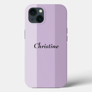 Case-Mate iPhone Case Ombre à rayures violettes personnalisée