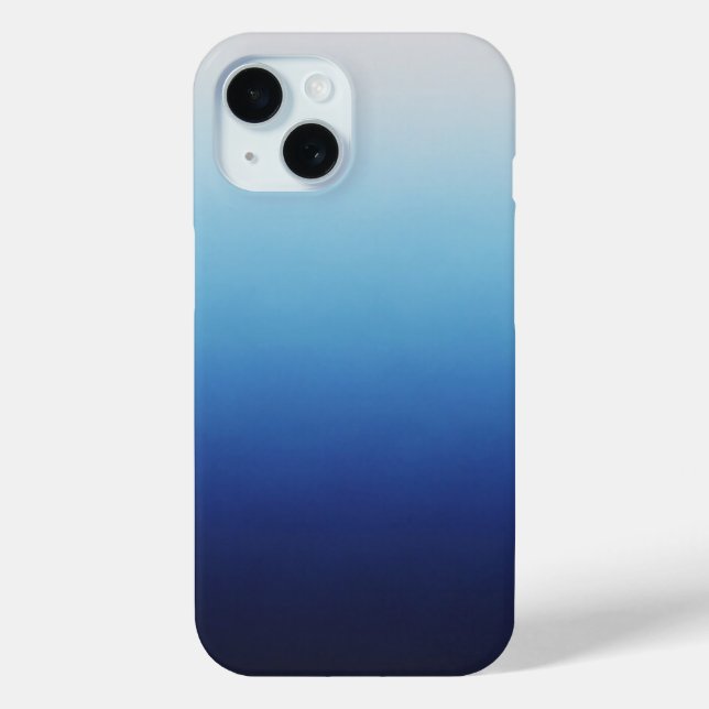 Coques Case-Mate iPhone Ombré bleu (Verso)