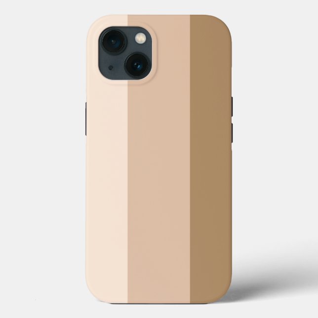 Coques Case-Mate iPhone Ombre Brown de cacao rayé (Verso)