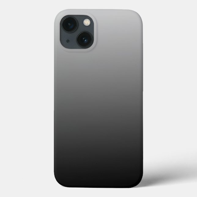 Coques Case-Mate iPhone Ombre noir gris moderne minimaliste (Verso)