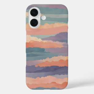 Coques iPhone 16 Ondes Horizon Doux