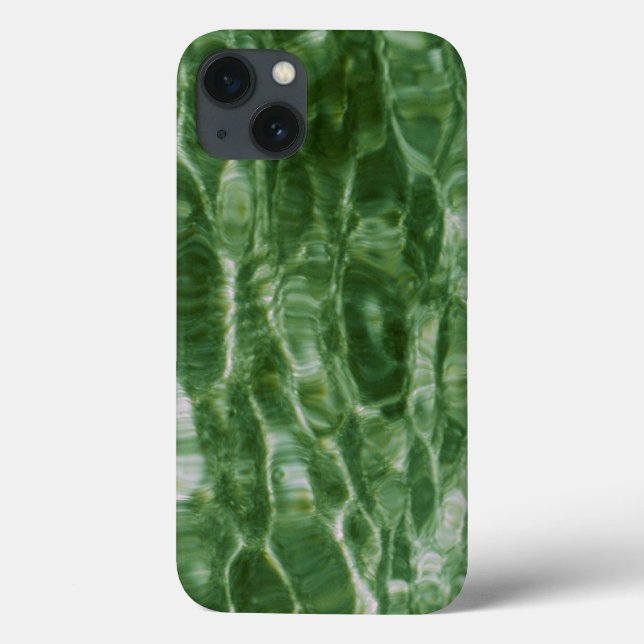 Coques Case-Mate iPhone Ondulations vertes abstraites de l'eau (Verso)