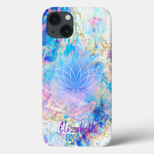 Case-Mate iPhone Case Opale holographique élégante lotus