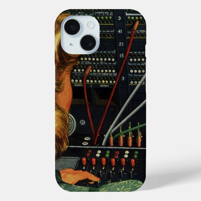 Coques Case-Mate iPhone Opérateur de tableau de bord téléphonique, entrepr (Verso)