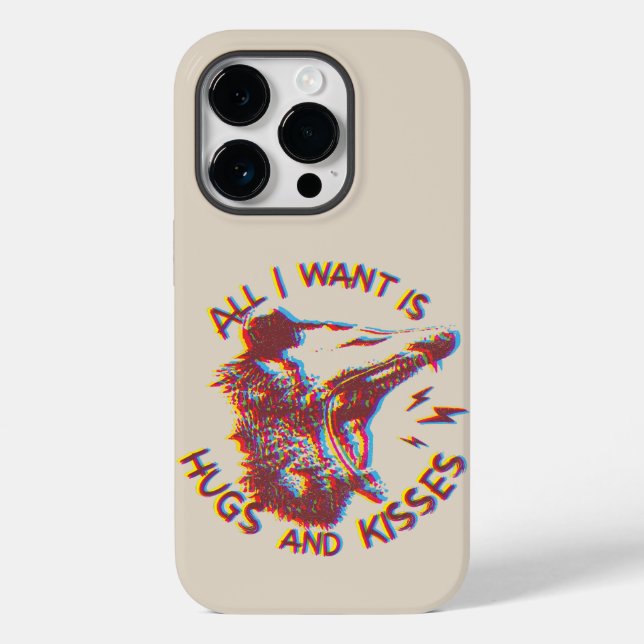 Coques Case-Mate iPhone Opossum Possum Souhaitant Aimer Drôle Mème Animal (Verso)
