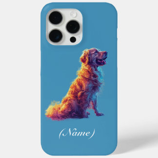 Coque iPhone 15 Pro Max Option de nom de animal de compagnie personnalisé