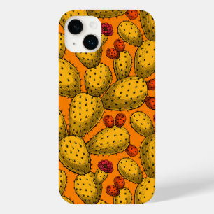 Coque Pour iPhone 14 Plus Opuntie de floraison en jaune