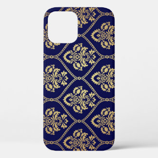 Case-Mate iPhone Case Or & bleu : Damas de luxe