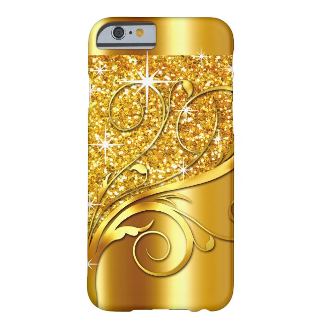 Coques Case-Mate iPhone Or en filigrane en métal | de parties (Dos)