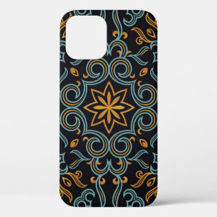 Case-Mate iPhone Case Or et bleu : Vintage ornemental