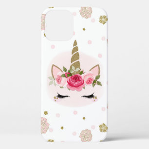 Case-Mate iPhone Case Or et rose Unicorn Fleur Fleur Fleur Fleur Fleur T