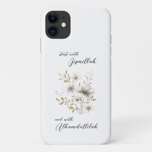 Case-Mate iPhone Case Or Floral Bismillah Alhamdulliah