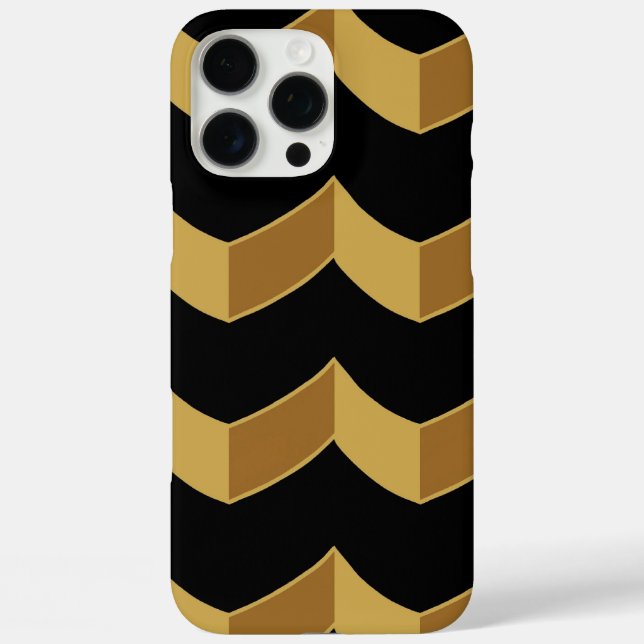 Coques Case-Mate iPhone Or noir (Verso)