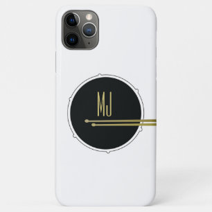 Case-Mate iPhone Case Or Noir Batteur Monogramme