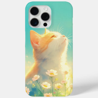 Coque iPhone 15 Pro Max Orange Cat Daydream