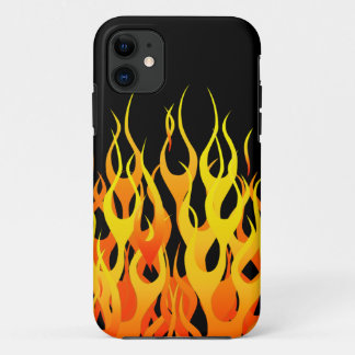 Coques Pour iPhone Orange classique emballant des flammes sur le feu