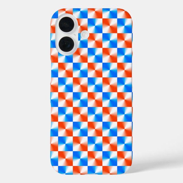 Coques Case-Mate iPhone orange et bleu (Verso)