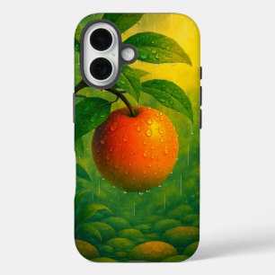 Coques iPhone 16 Orange Fruit Rainy Nature