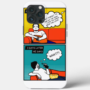 Case-Mate iPhone Case orange jaune bleu miel Do Rugged Geek Comics